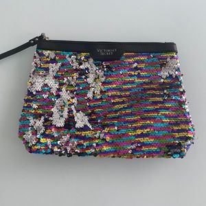 VS multi colored sequence wristlet